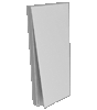 Block mit Leimbindung und Deckblatt, DIN lang, 50 Blatt, 4/0 farbig einseitig bedruckt