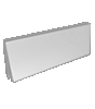 Block mit Leimbindung und Deckblatt, DIN lang quer, 10 Blatt, 4/0 farbig einseitig bedruckt