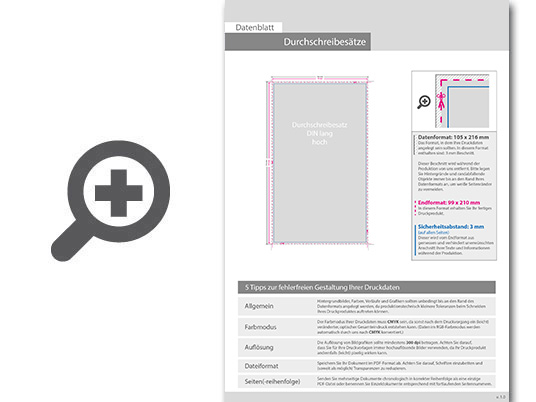 Product Bild durchschreibes__tze_din_lang_hoch__2-fach__1_0-farbig