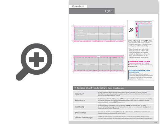 Product Bild faltblatt__gefalzt_auf_quadrat_14_8_cm_x_14_8_cm__vertikaler_3-bruch_fensterfalz__8-seitig