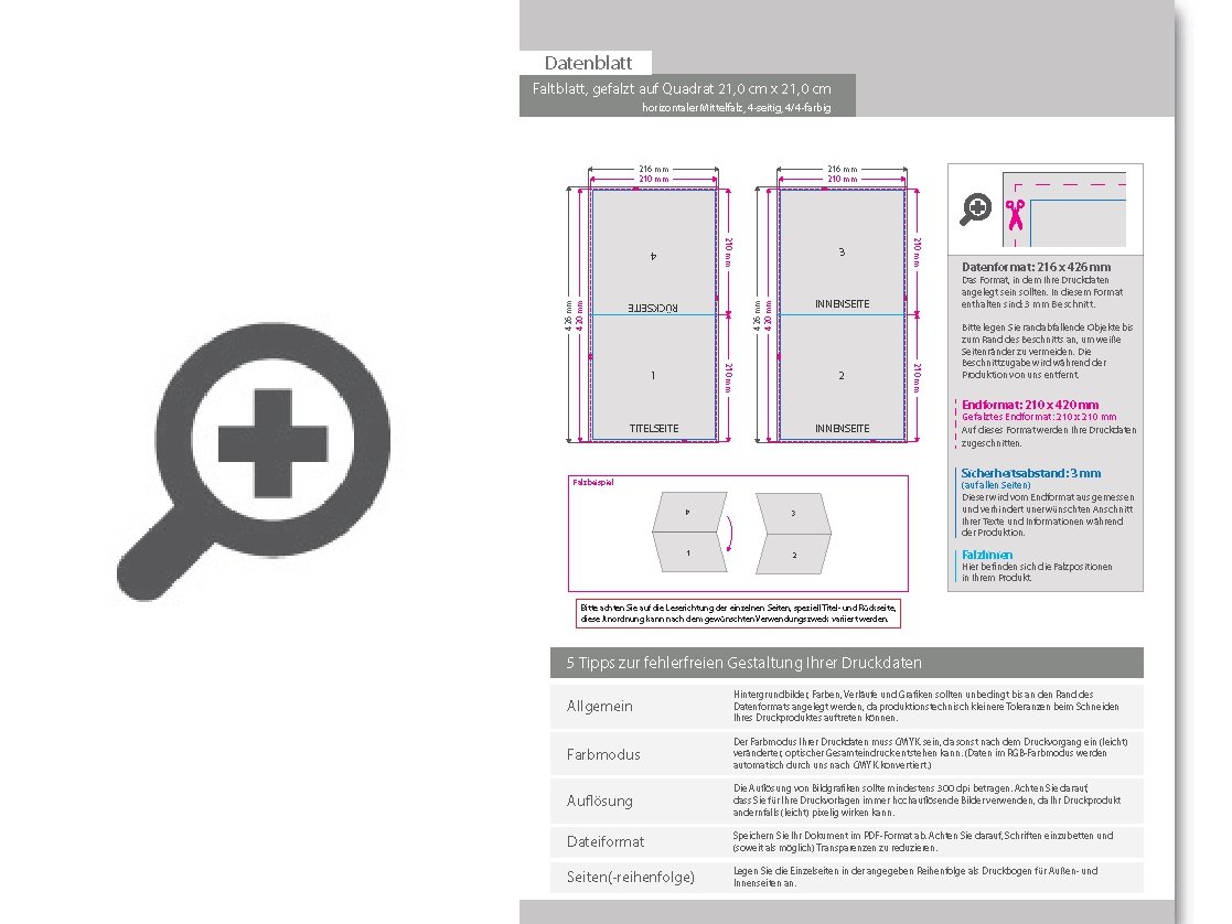 Product Bild faltblatt__gefalzt_auf_quadrat_21_0_cm_x_21_0_cm__horizontaler_mittelfalz__4-seitig