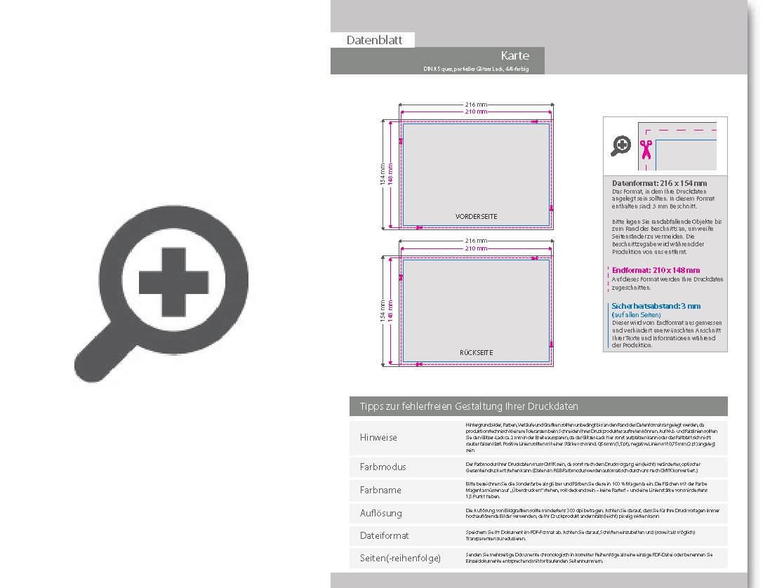 Product Bild hochzeitskarte_din_a5_quer_4_4_farbig_mit_beidseitig_partieller_glitzer-lackierung