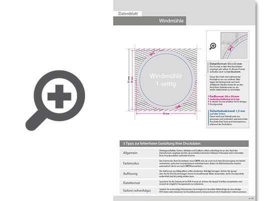 Product Bild fahrrad-windm__hle__einseitig_bedruckt